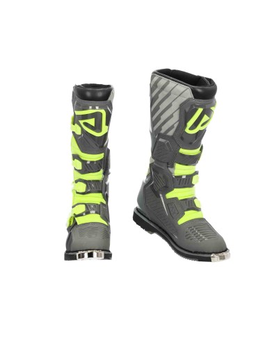 BOTAS ACERBIS X-RACE GRIS AMARILLO FLUOR